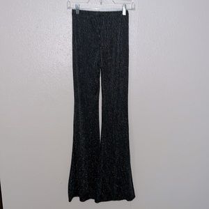 Vintage Metallic Pinstripe Disco Pants - size S